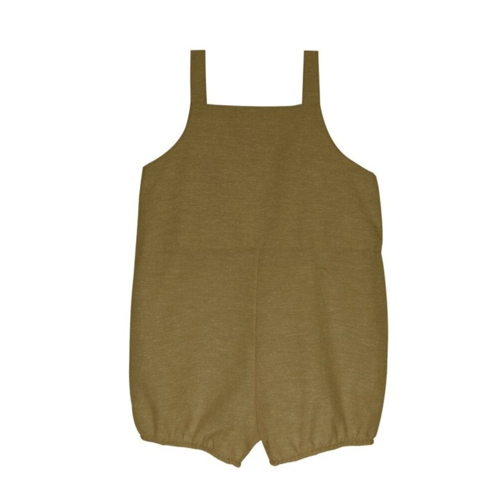 Go Gently Nation Organic Cotton & Hemp Romper in Green